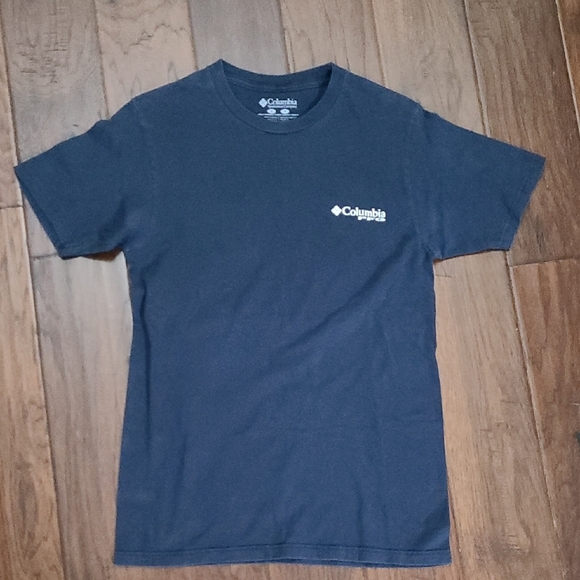 Columbia Men's Navy Blue T-Shirt Size Small - Picture 1 of 5